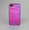 The Neon Pink Dyed Wood Grain Skin-Sert for the Apple iPhone 4-4s Skin-Sert Case