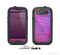 The Neon Pink Dyed Wood Grain Skin For The Samsung Galaxy S3 LifeProof Case