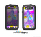The Neon Pink & Turquoise Peacock Feather copy Skin For The Samsung Galaxy S3 LifeProof Case