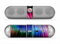 The Neon Rainbow Wavy Strips Skin for the Beats by Dre Pill Bluetooth Speaker
