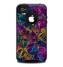 The Neon Robots Skin for the iPhone 4-4s OtterBox Commuter Case