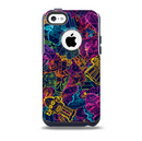 The Neon Robots Skin for the iPhone 5c OtterBox Commuter Case