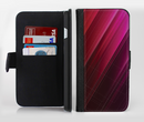 The Neon Slanted HD Strands Ink-Fuzed Leather Folding Wallet Credit-Card Case for the Apple iPhone 6/6s, 6/6s Plus, 5/5s and 5c