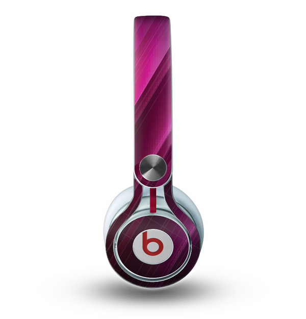 The Neon Slanted HD Strands Skin for the Beats by Dre Mixr Headphones