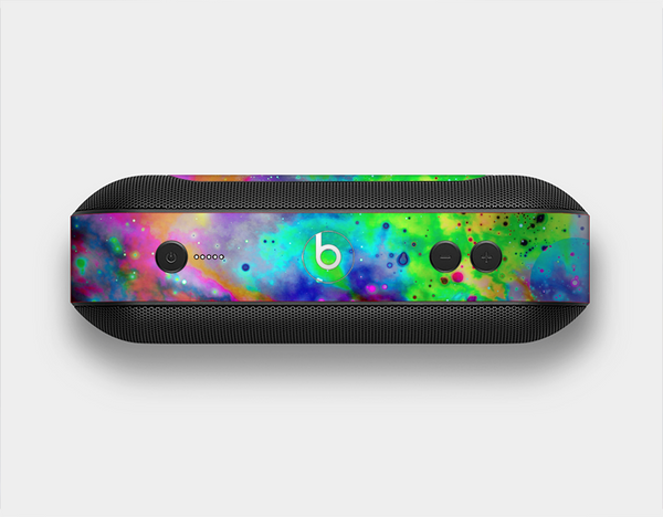 The Neon Splatter Universe Skin Set for the Beats Pill Plus