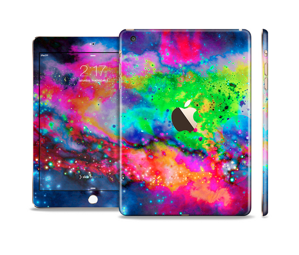 The Neon Splatter Universe Full Body Skin Set for the Apple iPad Mini 3