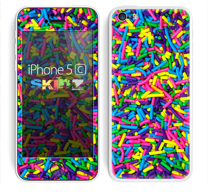 The Neon Sprinkles Skin for the Apple iPhone 5c