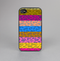 The Neon Striped Cheetah Animal Print Skin-Sert for the Apple iPhone 4-4s Skin-Sert Case