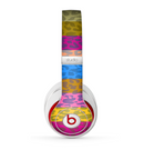 The Neon Striped Cheetah Animal Print Skin for the Beats by Dre Studio (2013+ Version) Headphones
