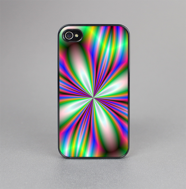 The Neon Tie-Dye Flower Skin-Sert for the Apple iPhone 4-4s Skin-Sert Case