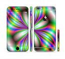 The Neon Tie-Dye Flower Sectioned Skin Series for the Apple iPhone 6s Plus