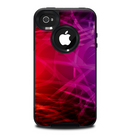The Neon Translucent Swirls Skin for the iPhone 4-4s OtterBox Commuter Case