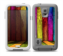 The Neon Wood Color-Planks Skin for the Samsung Galaxy S5 frē LifeProof Case
