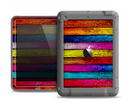 The Neon Wood Color-Planks Apple iPad Air LifeProof Fre Case Skin Set