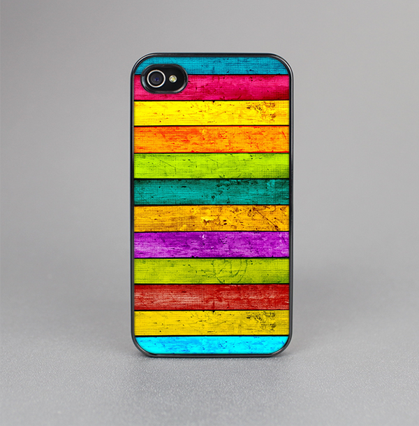 The Neon Wood Planks Skin-Sert for the Apple iPhone 4-4s Skin-Sert Case