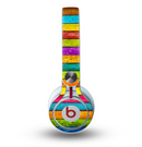 The Neon Wood Planks Skin for the Beats by Dre Mixr Headphones