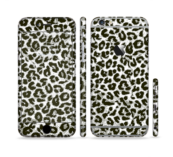 The Neutral Cheetah Print Vector V3 Sectioned Skin Series for the Apple iPhone 6