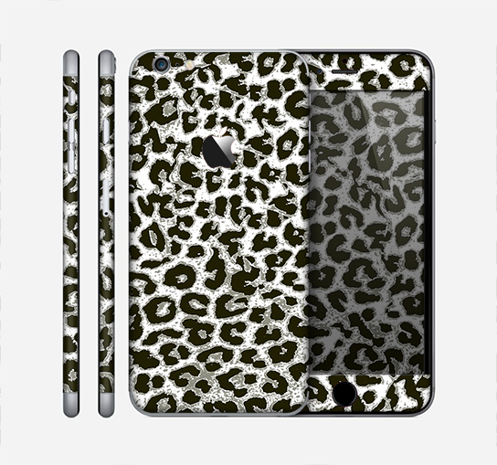 The Neutral Cheetah Print Vector V3 Skin for the Apple iPhone 6 Plus