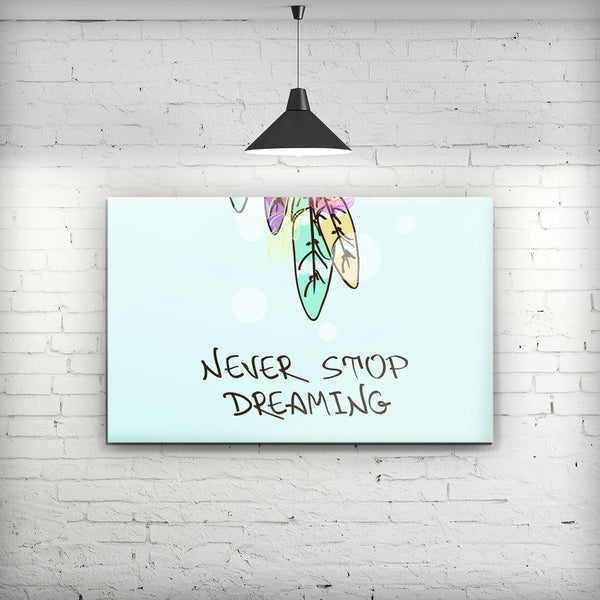 Never_Stop_Dreaming_Watercolor_Catcher_Stretched_Wall_Canvas_Print_V2.jpg
