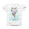 The Never Stop Dreaming Watercolor Catcher ink-Fuzed Front Spot Graphic Unisex Soft-Fitted Tee Shirt