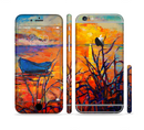 The Oil Pastel Lake Sunset Sectioned Skin Series for the Apple iPhone 6s Plus