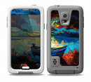 The Oil Pastel of Boat on the Shore Skin for the Samsung Galaxy S5 frē LifeProof Case