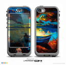 The Oil Pastel of Boat on the Shore Skin for the iPhone 5c nüüd LifeProof Case