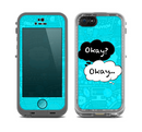 The Okay Speech Bubbles Over Collage Skin for the Apple iPhone 5c LifeProof Case