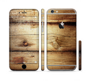 The Old Bolted Wooden Planks Sectioned Skin Series for the Apple iPhone 6s Plus