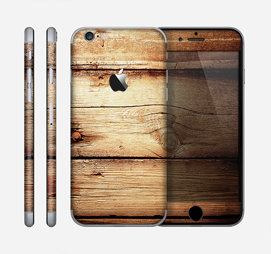 The Old Bolted Wooden Planks Skin for the Apple iPhone 6