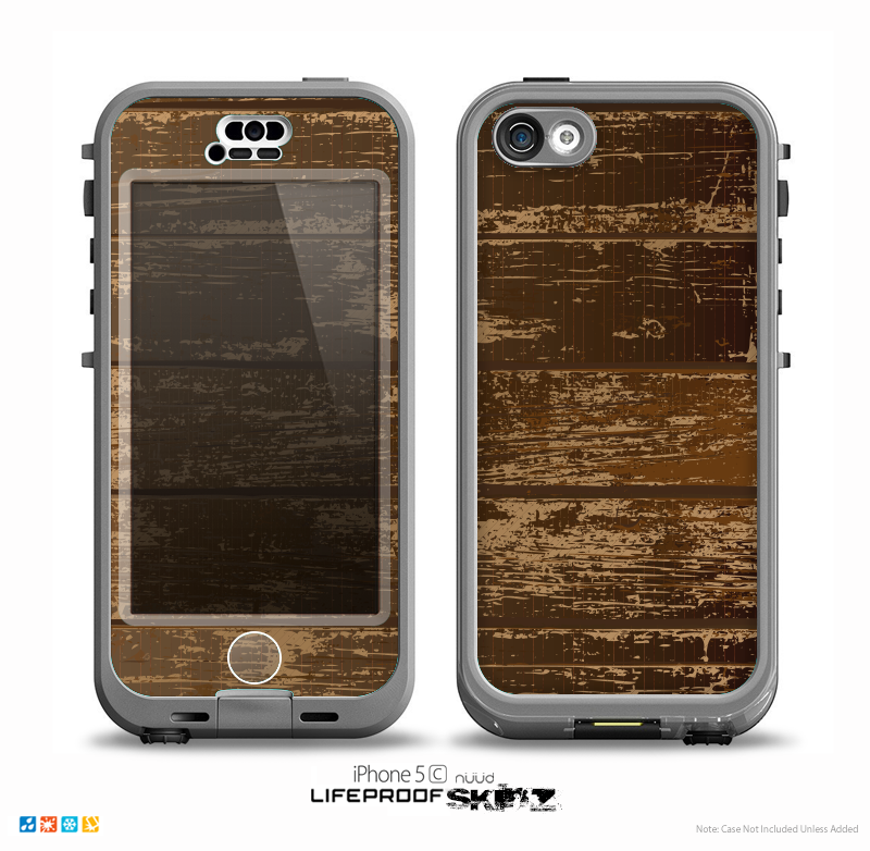 The Old Worn Wooden Planks V2 Skin for the iPhone 5c nüüd LifeProof Case