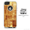 The Orange Abstract Textured Skin For The iPhone 4-4s or 5-5s Otterbox Commuter Case