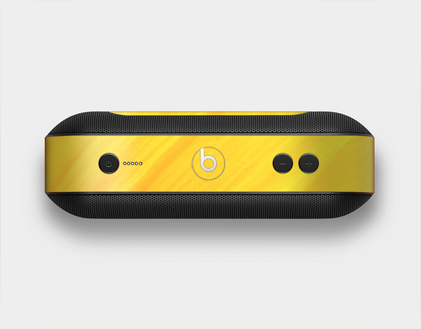 The Orange Abstract Wave Texture Skin Set for the Beats Pill Plus
