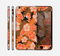 The Orange & Black Hawaiian Floral Pattern V4 Skin for the Apple iPhone 6 Plus