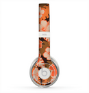 The Orange & Black Hawaiian Floral Pattern V4 Skin for the Beats by Dre Solo 2 Headphones