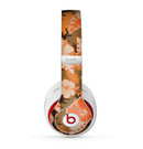 The Orange & Black Hawaiian Floral Pattern V4 Skin for the Beats by Dre Studio (2013+ Version) Headphones