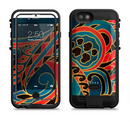 The Orange & Blue Abstract Shapes Apple iPhone 6/6s LifeProof Fre POWER Case Skin Set