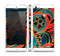 The Orange & Blue Abstract Shapes Skin Set for the Apple iPhone 5s