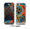 The Orange & Blue Abstract Shapes Skin for the Apple iPhone 5 NUUD LifeProof Case