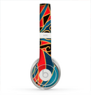 The Orange & Blue Abstract Shapes Skin for the Beats by Dre Solo 2 Headphones