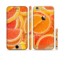 The Orange Candy Slices Sectioned Skin Series for the Apple iPhone 6s Plus