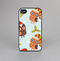 The Orange Cartoon Winter Owls Skin-Sert for the Apple iPhone 4-4s Skin-Sert Case