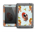 The Orange Cartoon Winter Owls Apple iPad Air LifeProof Fre Case Skin Set