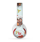 The Orange Cartoon Winter Owls Skin for the Beats by Dre Studio (2013+ Version) Headphones