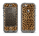 The Orange Cheetah Fur Pattern Apple iPhone 5c LifeProof Nuud Case Skin Set