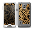 The Orange Cheetah Fur Pattern Skin for the Samsung Galaxy S5 frē LifeProof Case