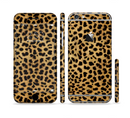 The Orange Cheetah Fur Pattern Sectioned Skin Series for the Apple iPhone 6s Plus