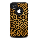 The Orange Cheetah Fur Pattern Skin for the iPhone 4-4s OtterBox Commuter Case
