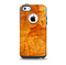 The Orange Cracked & Scratched Surface Skin for the iPhone 5c OtterBox Commuter Case
