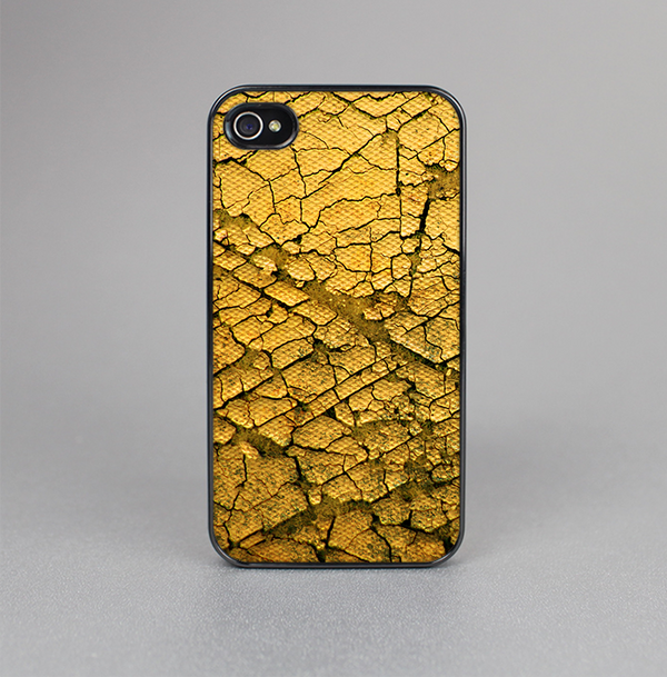 The Orange Cracked Surface Skin-Sert for the Apple iPhone 4-4s Skin-Sert Case